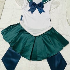 Sailor Moon: Sailor Neptune Michiru Kaiou Womens Costume Cosplay  (Medium Adult)